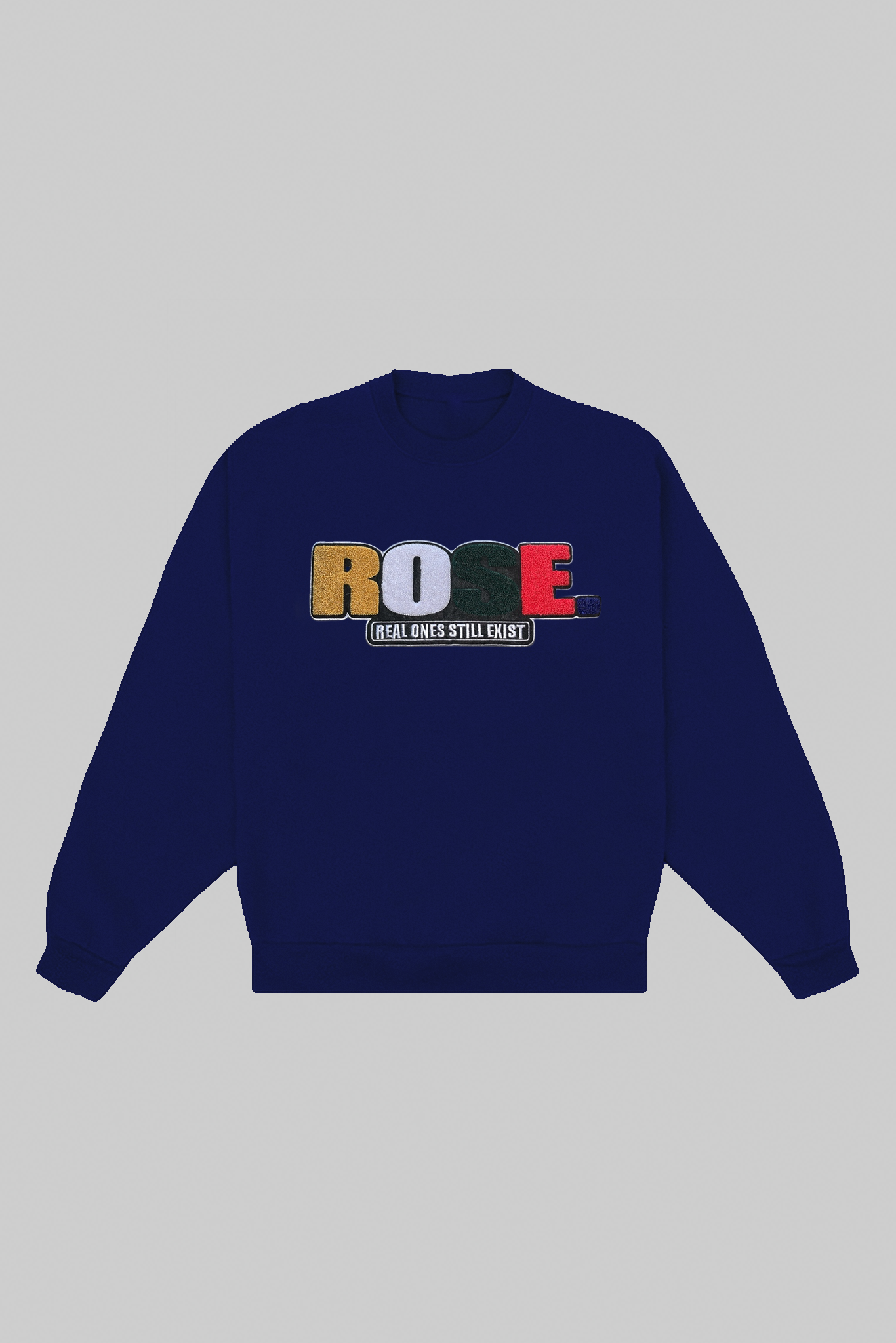 All ROSE. Patch Crewneck | Navy