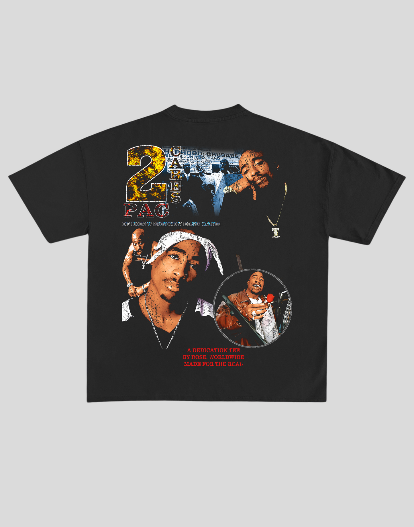 Dedication 8 Tee (2Pac Cares) | Black