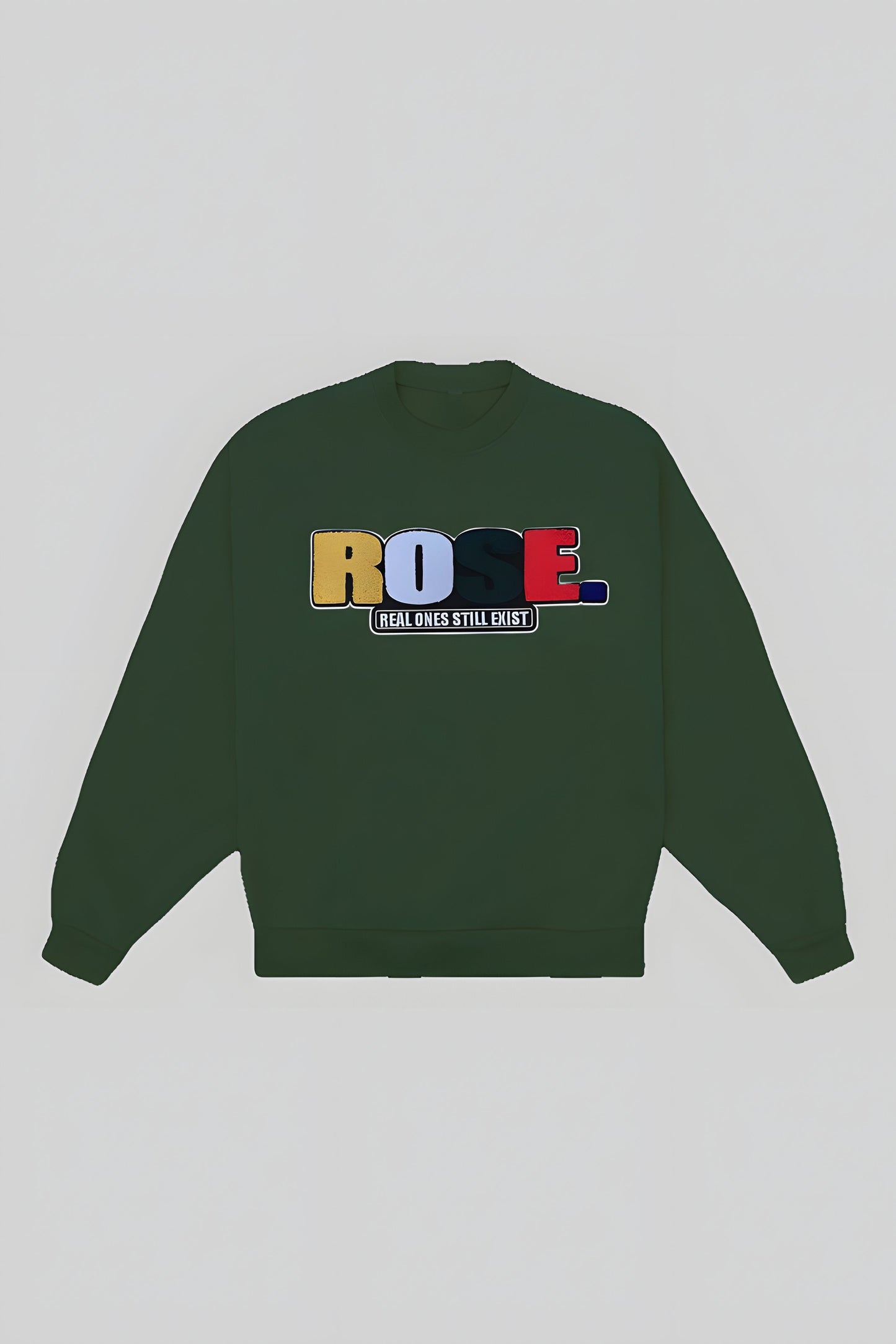 ALL ROSE. | Patch Crewneck | Emerald