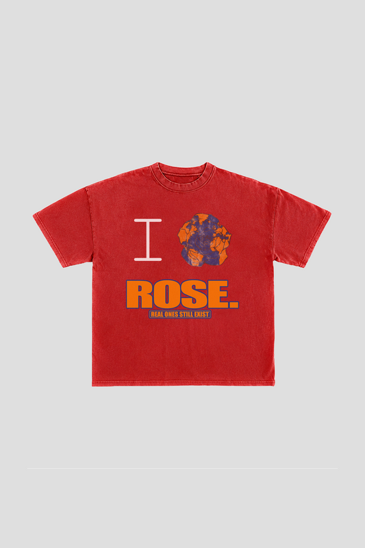 I Love ROSE. Tee | Vintage Red