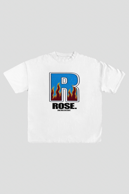 ROSE. Mo'Flame Tee | White