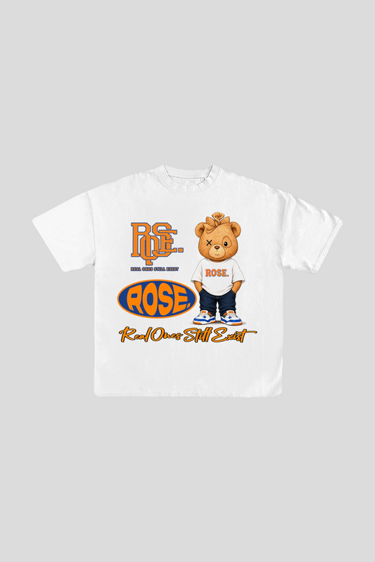 ROSE. Billboard Tee | White