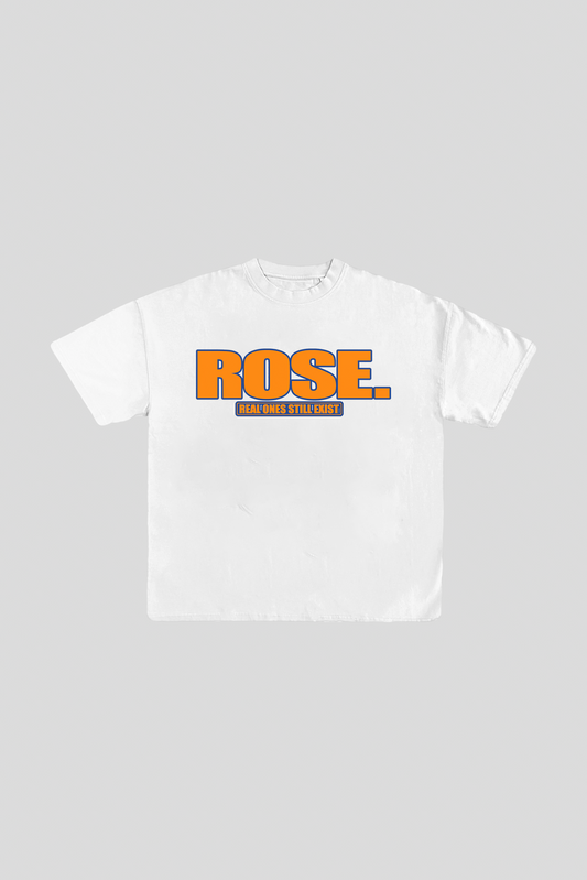 ROSE. Logo Tee | White