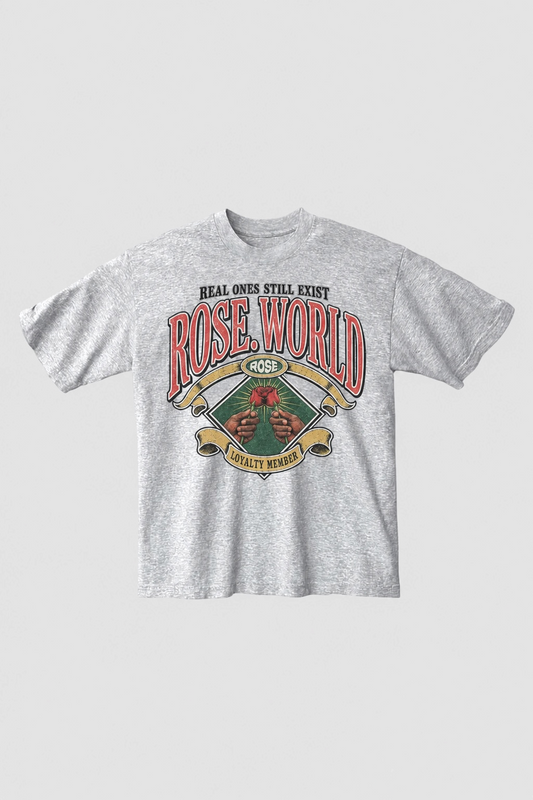 ROSE. Diamond Tee | Ash Grey