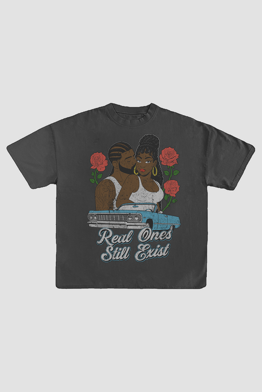 ROSE. Real Love Tee | Faded Black