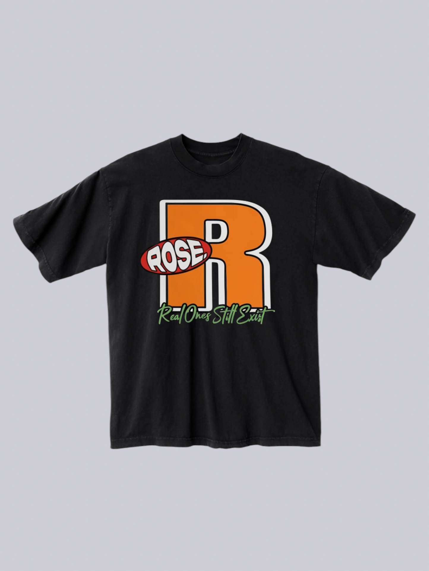 ROSE. Big R Tee | Black
