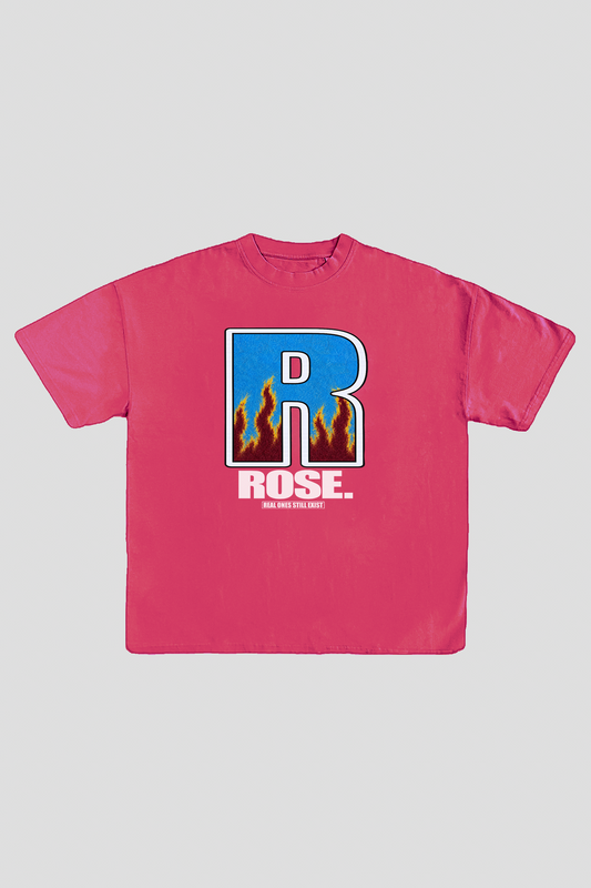 ROSE. Mo'Flame Tee | Fuchsia
