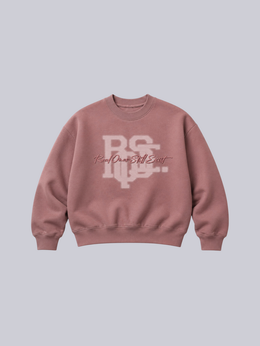 (Kids) ROSE.Wear Crewneck | Berry Gum