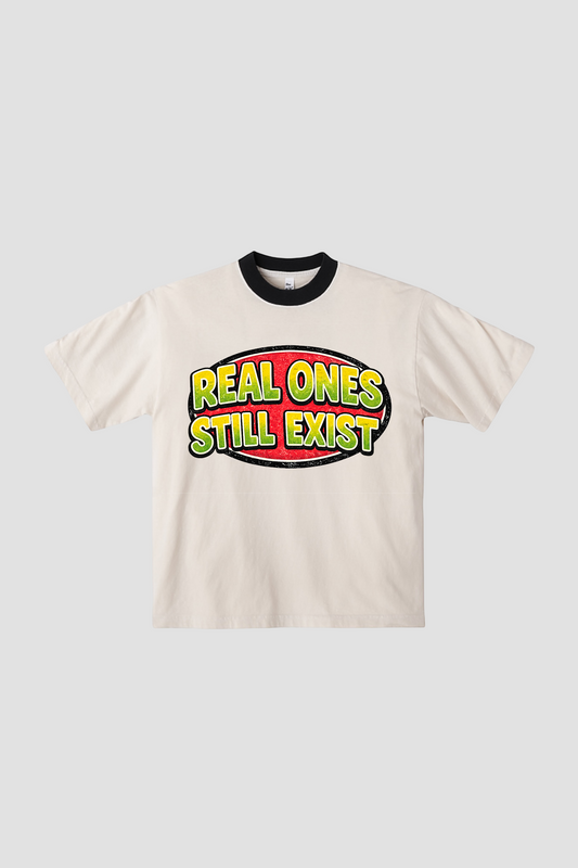 ROSE. Network Tee | Cream/Blk