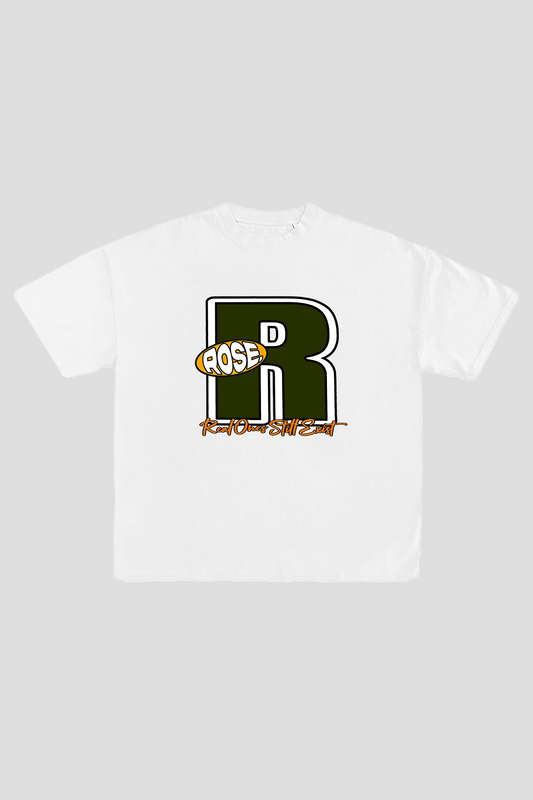 ROSE. Big R Tee | White