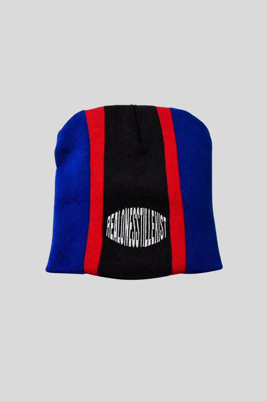 ROSE. Era Beanie | True Blue/Blk/Red