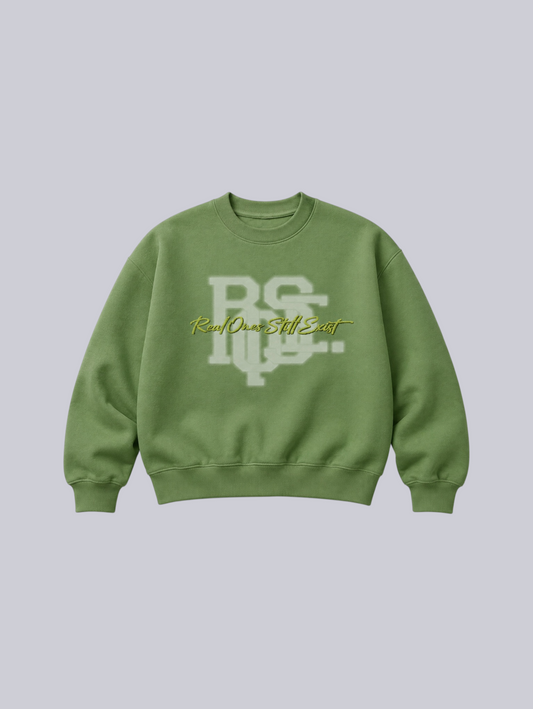 (Kids) ROSE.Wear Crewneck | Green Apple