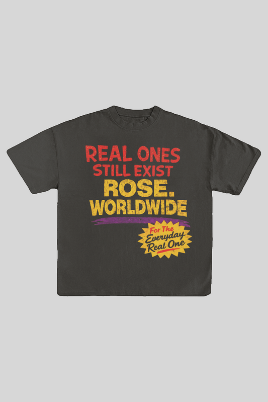 ROSE. Everyday Real One Tee | Black